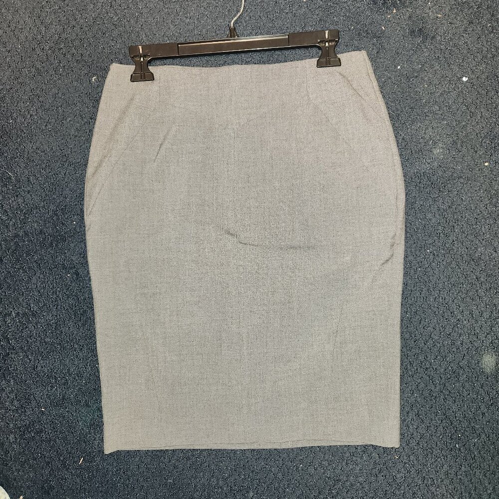 Gray Business Skirt Size 4 Professional